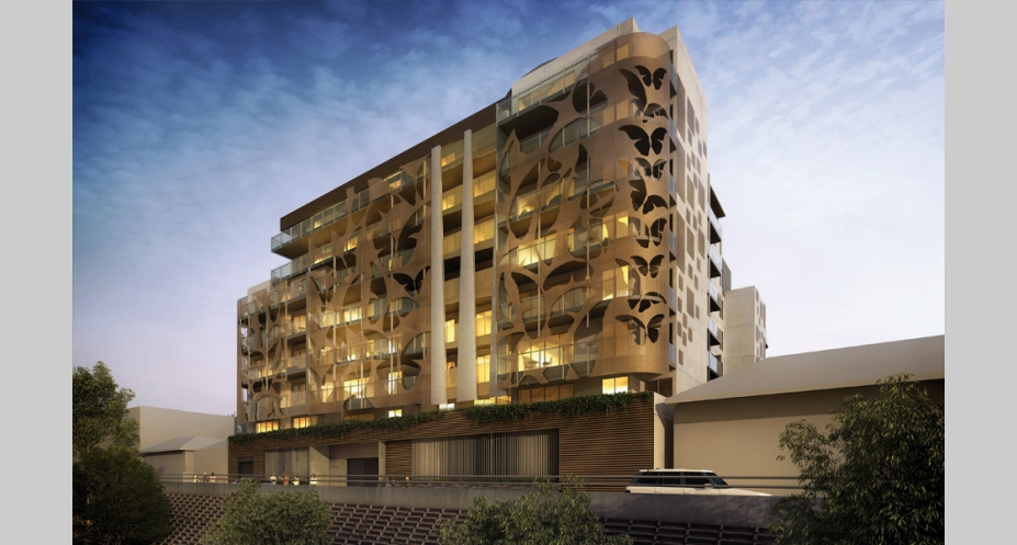 St Kilda Apartments formwork structure